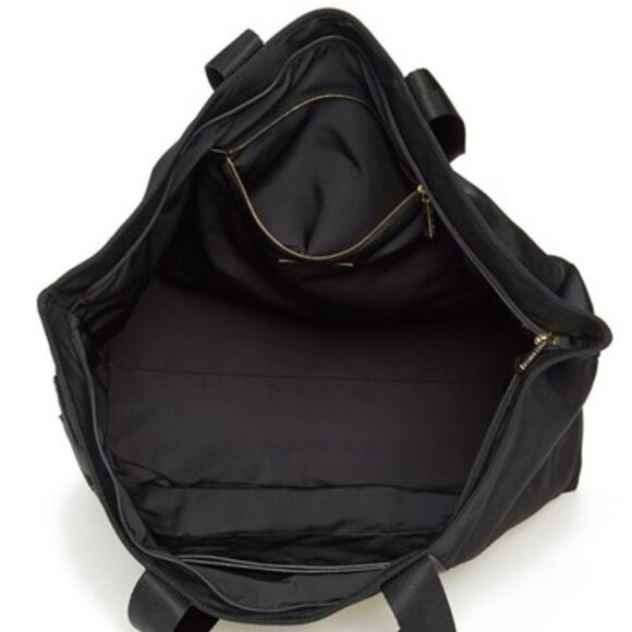 Tory Burch Penn Nylon Zip Tote - Black - Medium - Picture 10 of 11